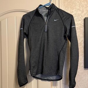 Nike Dark Gray Quarter-Zip Top